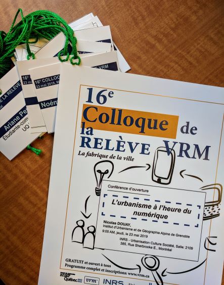 Colloque de la relève VRM 2016