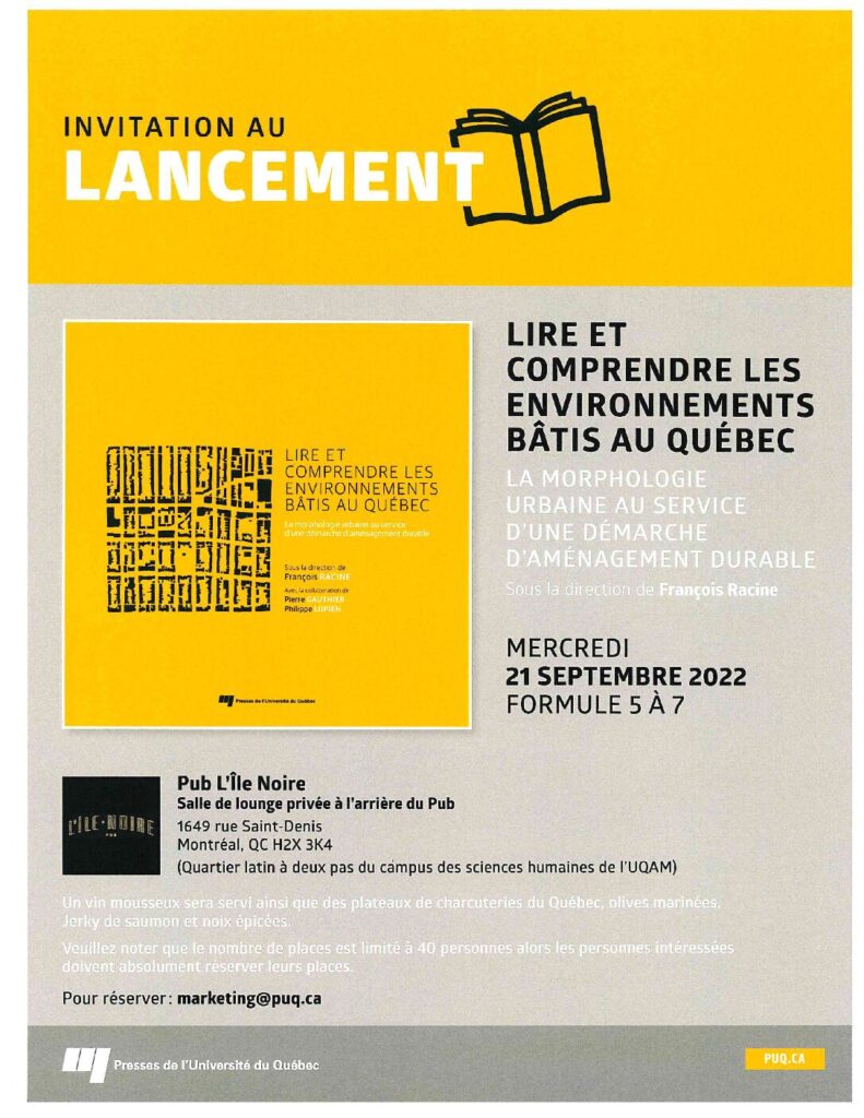 Couverture du livre « Lire et comprendre les environnements bâtis au Québec. La morphologie urbaine au service d’une démarche d’aménagement durable »