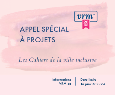 Affiche « Les cahiers de la ville inclusive » 2022