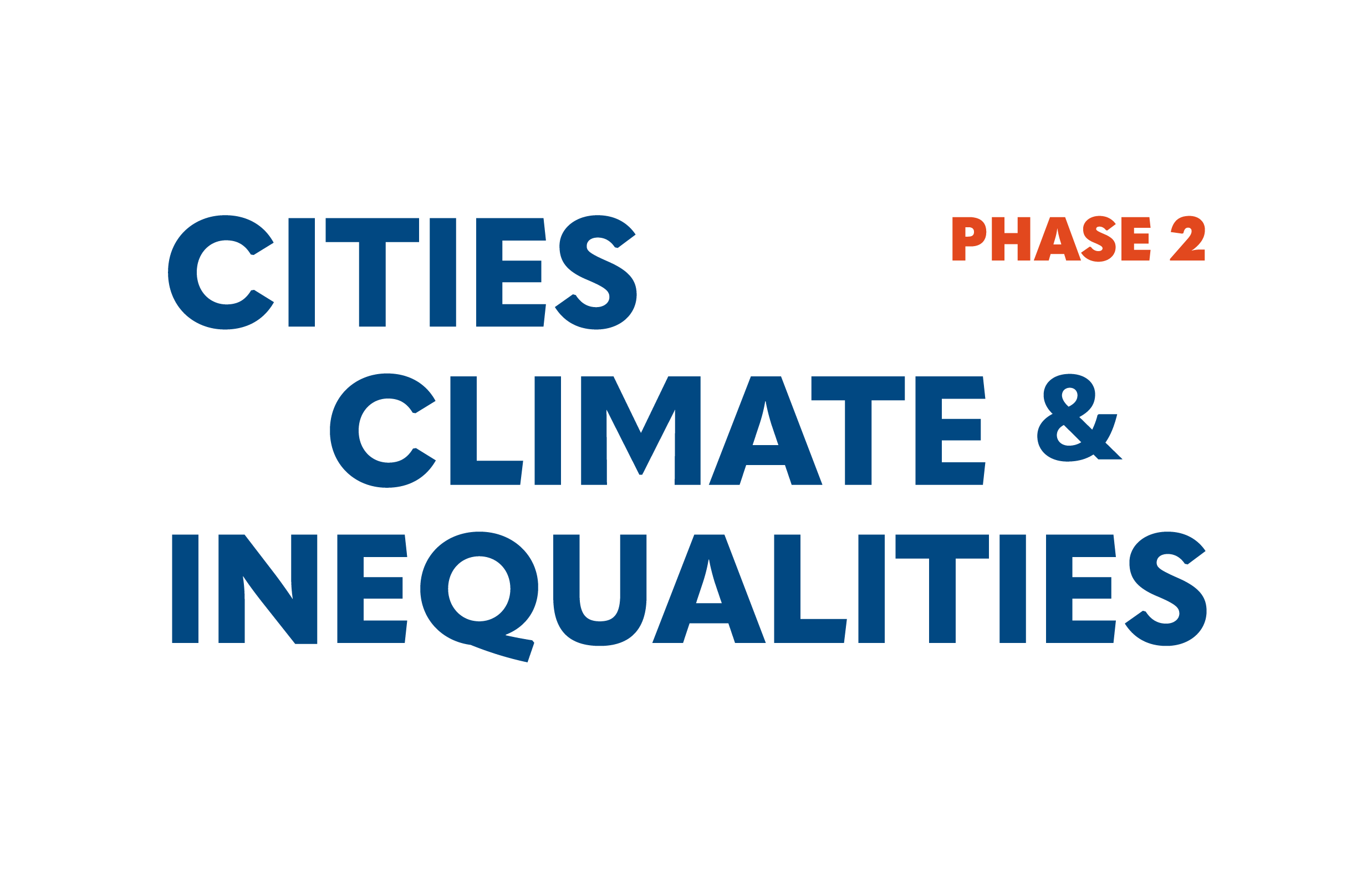 Logo Cities, Climate and Inequalities