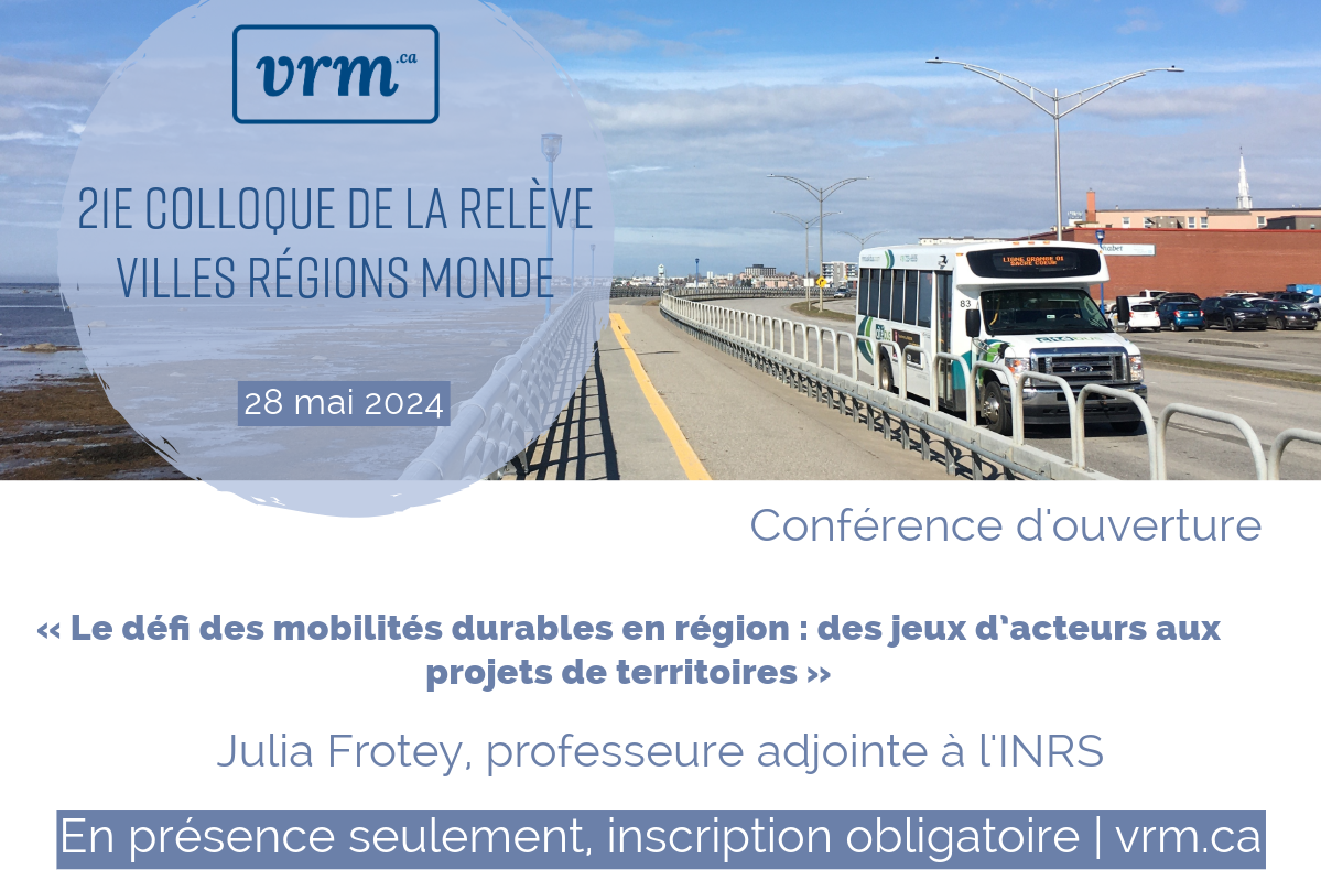 Affiche 21e Colloque de la relève de VRM