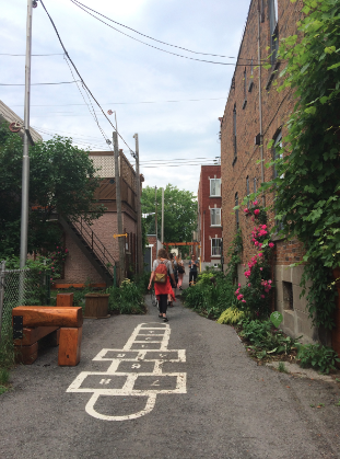 Ruelle de Rosemont (Montréal) Crédit photo : Chaire de recherche en action climatique urbaine