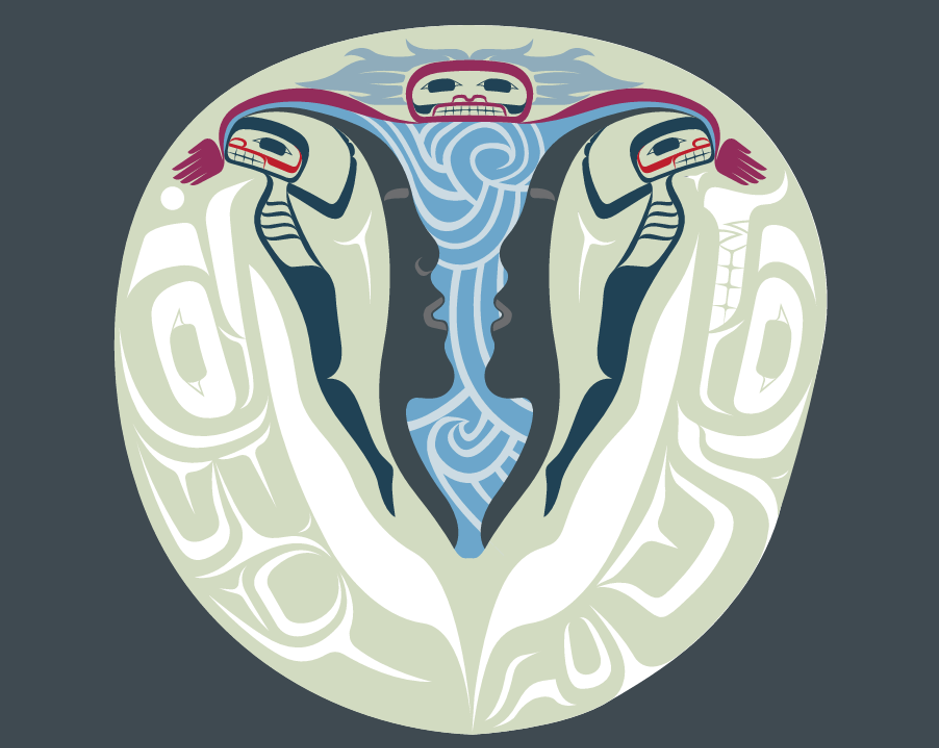 Figure 1. Illustration de couverture : Our Matriarchy, œuvre de Brett Huson (Nation Gitxsan).