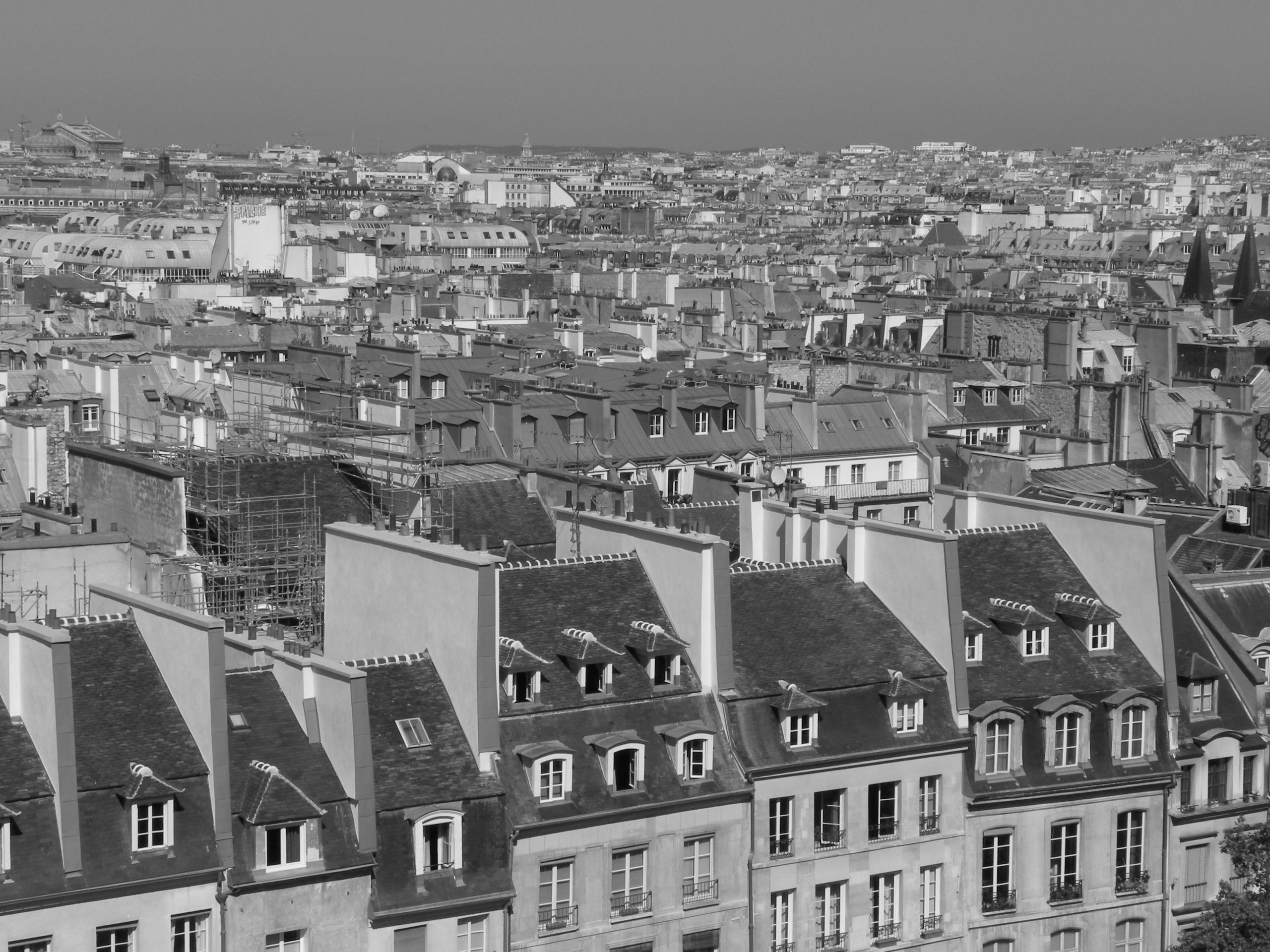 Ville vue de haut