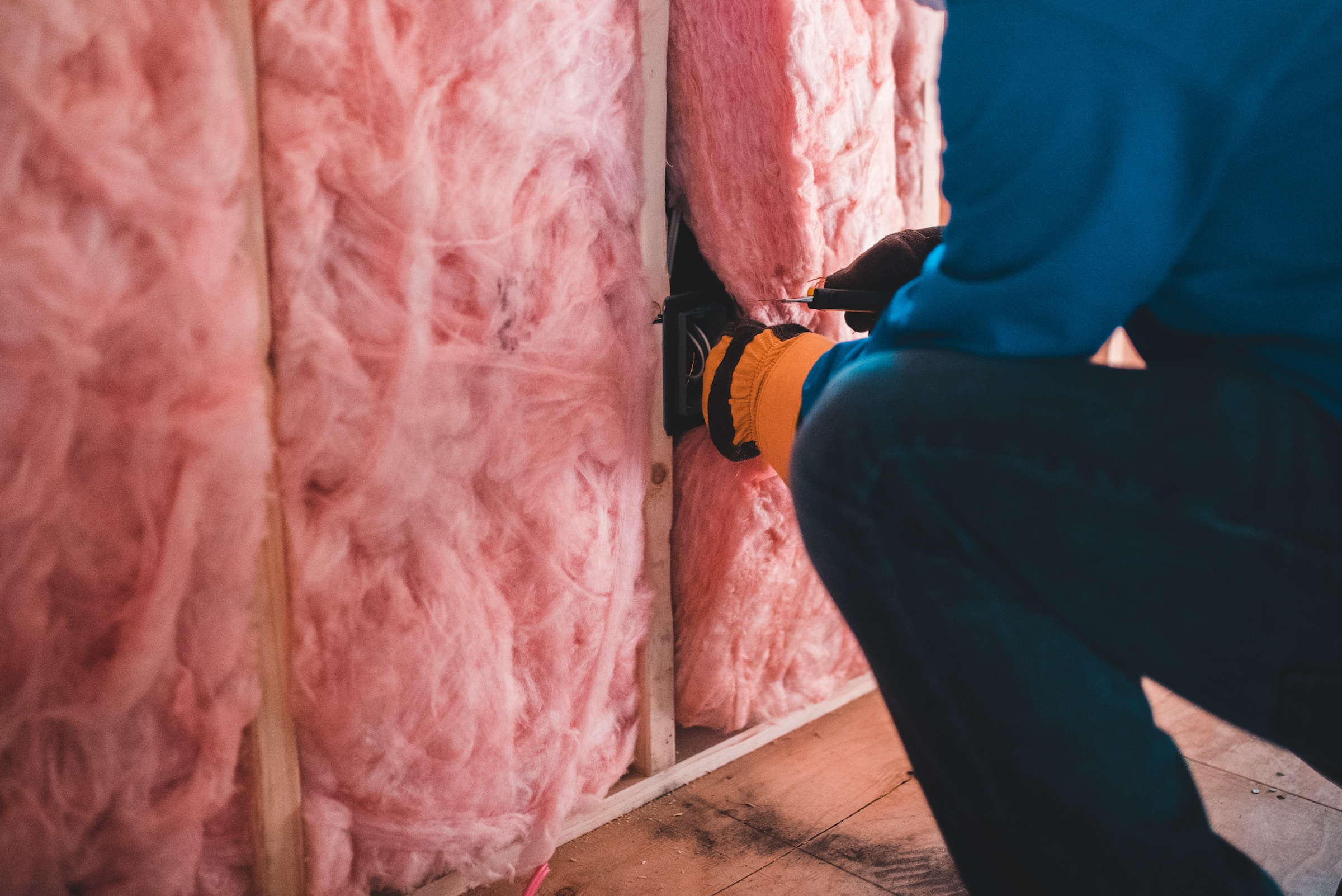 Installation of Internal wall Insulation Credit: Erik McLean