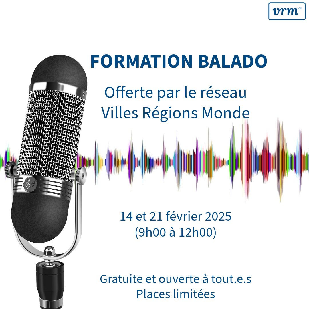 Affiche des formations balado de VRM 2025