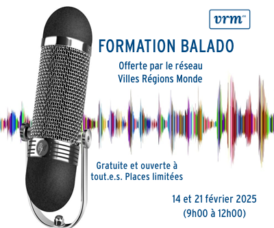 Affiche des formations balado de VRM 2025