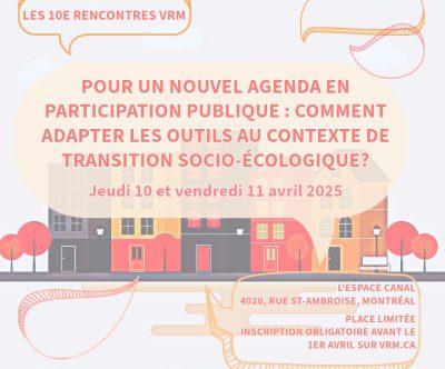 Affiche des 10e Rencontres VRM