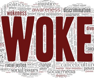 Nuage de mots avec « Woke »