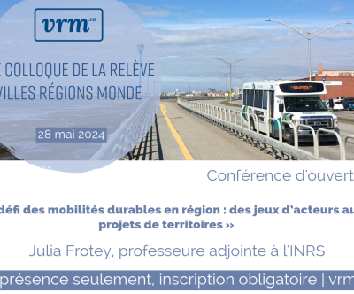 Affiche 21e Colloque de la relève de VRM