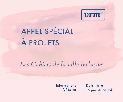 Affiche « Les cahiers de la ville inclusive » 2023