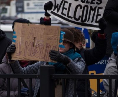 Manifestation à l’Aéroport JFK (NY) Crédits photo : Rhododendrites, 2018