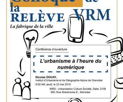 Affiche 16e Colloque de la relève de VRM