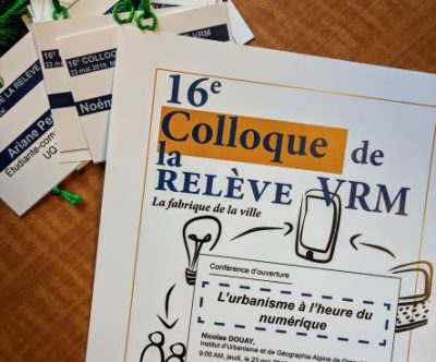 Colloque de la relève VRM 2016